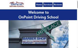 OnPoint Driving School website