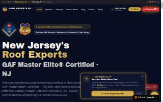 Roof Experts NJ of Bound Brook website