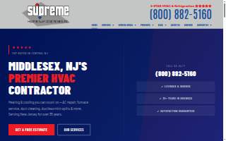 Supreme Heating And Air Conditioning, Inc. website
