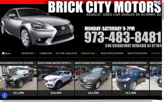 Brick City Motors website