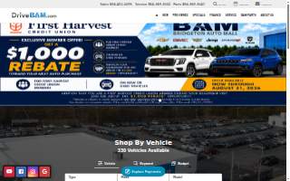 Bridgeton Auto Mall website