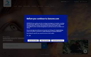 Danone North America website