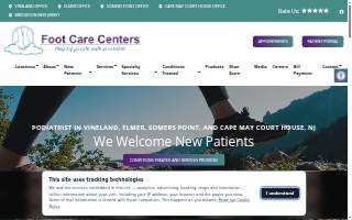 Foot Care Centers website