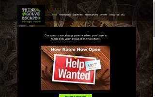 Think Solve Escape: Escape Room website