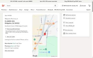 Walgreens of Bridgeton website