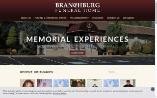 Branchburg Funeral Home website