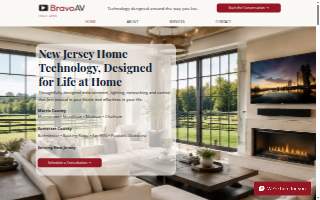 Bravo AV Home Theater and Home Automation NJ website