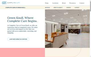 Complete Care at Green Knoll website