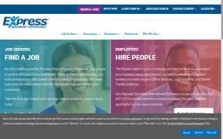 Express Employment Professionals of Bridgewater website