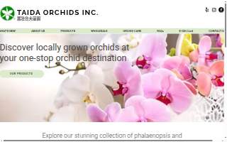 Taida Orchids Inc website