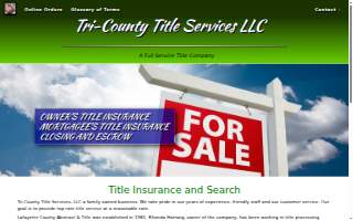 Tri-County Title Services LLC website