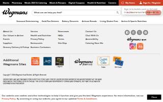 Wegmans Pharmacy of Depew website