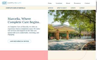Complete Care at Marcella website
