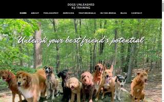 Dogs Unleashed K9 Training website