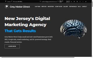 Grey Matter Direct of Burlington website