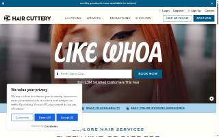 Hair Cuttery of Suffolk website