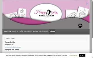 Happy Pets NJ website