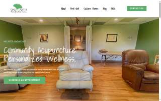 One Earth Acupuncture of Burlington website