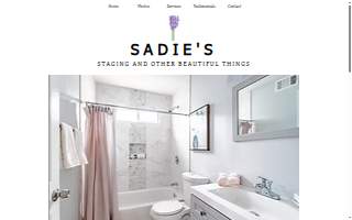 Sadie's Staging of Burlington website