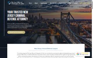 The Law Office of Christopher St. John website
