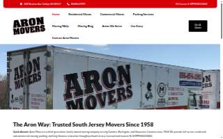 Aron Movers of Camden website