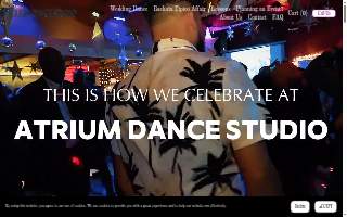 Atrium Dance Studio website