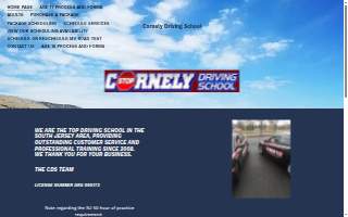 Cornely Driving School website