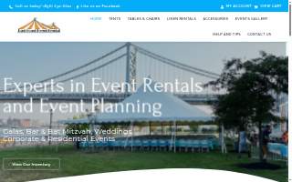 East Coast Event Rental website