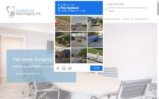 SNJ Oral surgery of Camden website