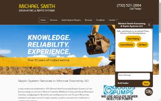 Michael Smith Excavating & Septic Systems LLC of Carteret website