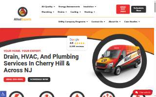 Allied Experts Heating & Air Conditioning website
