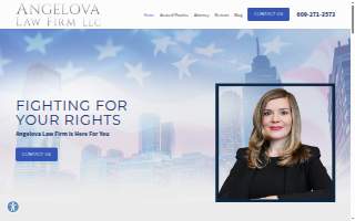 Angelova Law Firm, LLC of Cherry Hill website