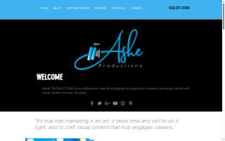 Ashe Productions website