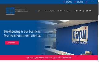 Capri Bookkeeping Solutions website