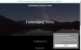 Cardwell HVAC & Plumbing website