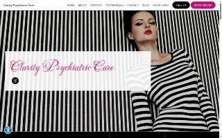 Clarity Psychiatric Care website