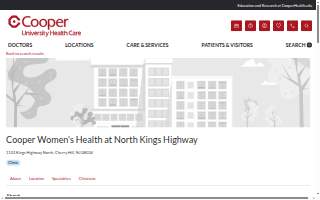 Cooper Obstetrics and Gynecology website