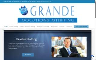 Grande Solutions Staffing LLC website