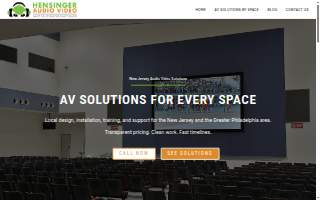 Hensinger Audio Video website