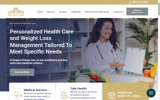 Kingdom Primary Care Medical Weight Loss website