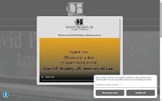 Law Office Of David Bradley website