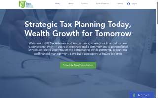 NJ Tax Advisers & Accountants LLP website