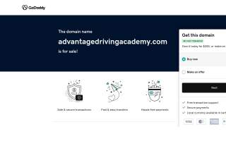 Advantage Driving School website