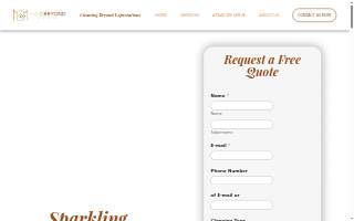 Maid Beyond Cleaning website
