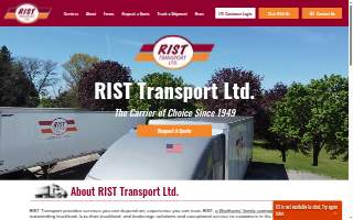 RIST Transport, Ltd. of Cinnaminson website