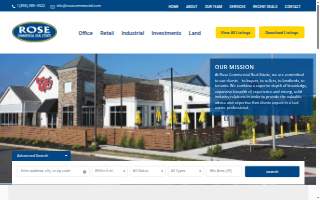 Rose Commercial Real Estate, LLC of Cinnaminson website