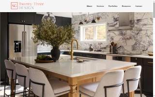 SG23 Design website