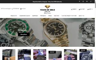 Touch of Gold Jewelers website