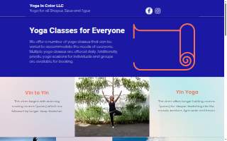 Yoga In Color LLC website