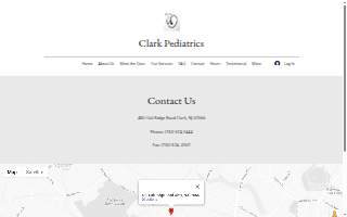 Clark Pediatrics website
